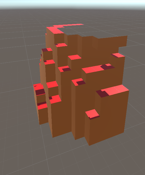 A single voxel chunk
